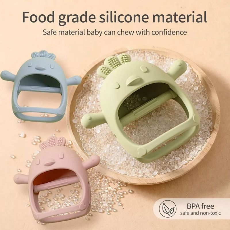 ซิลิโคนยางกัดใส่ข้อมือ สำหรับเด็กอายุ 0-6, 6-18 เดือน - รูปที่ 3