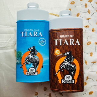 แป้งหอม เทียร่า TIARA pop country UV protection สูตรใหม่ สูตรเย็น Cool