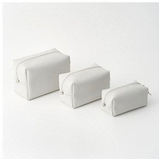 MUJI (มูจิ) กระเป๋าเก็บของ・สี่เหลี่ยมผืนผ้า・หนา ・สี off-white