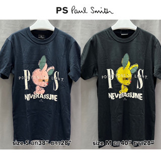 PS Paul Smith tee t-shirt เสื้อยืด แขนสั้น พอล สมิธ เสื้อแบรนด์เนม เสื้อ ของแท้