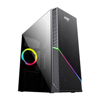 Computer Case (เคสคอมพิวเตอร์) AIGO Darkflash รุ่น Rainbow 1 พร้อมไฟ RGB ขนาด ATX