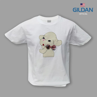 GILDANOFFICIAL Patchwork Gildan Art T- shirt