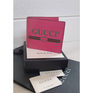 💕👛รุ่นใหม่ สีชมพู กระเป๋าสตางค์ใบสั้น New Gucci wallet