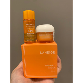 Laneige Radian-C Cream 30ml แท้ฉลากไทย/พร้อมส่ง 🥳ฟรี Tester 2 ชิ้น ตามรูปค่ะ :)