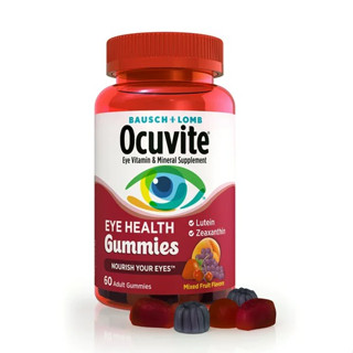 Ocuvite Eye Vitamin &amp; Mineral Supplement Health Adult Contains Lutein &amp; Zeaxanthin, 60 Gummies