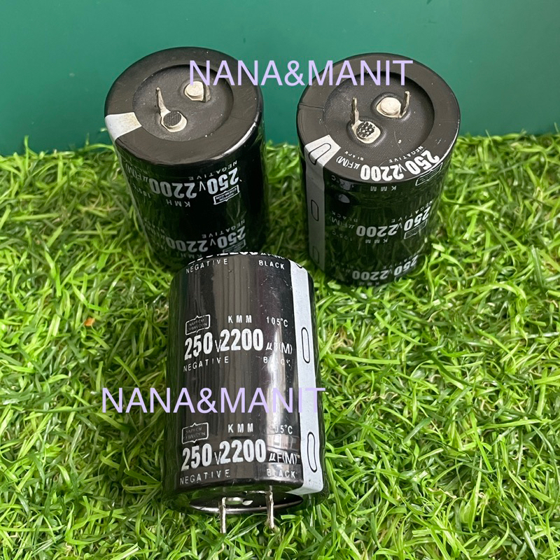 CAPACITOR 2200UF 250V (VDC) อ้วน35xสูง50MM (แท้ใหม่)❗️พร้อมส่งในไทย🇹🇭ชิ้นละ