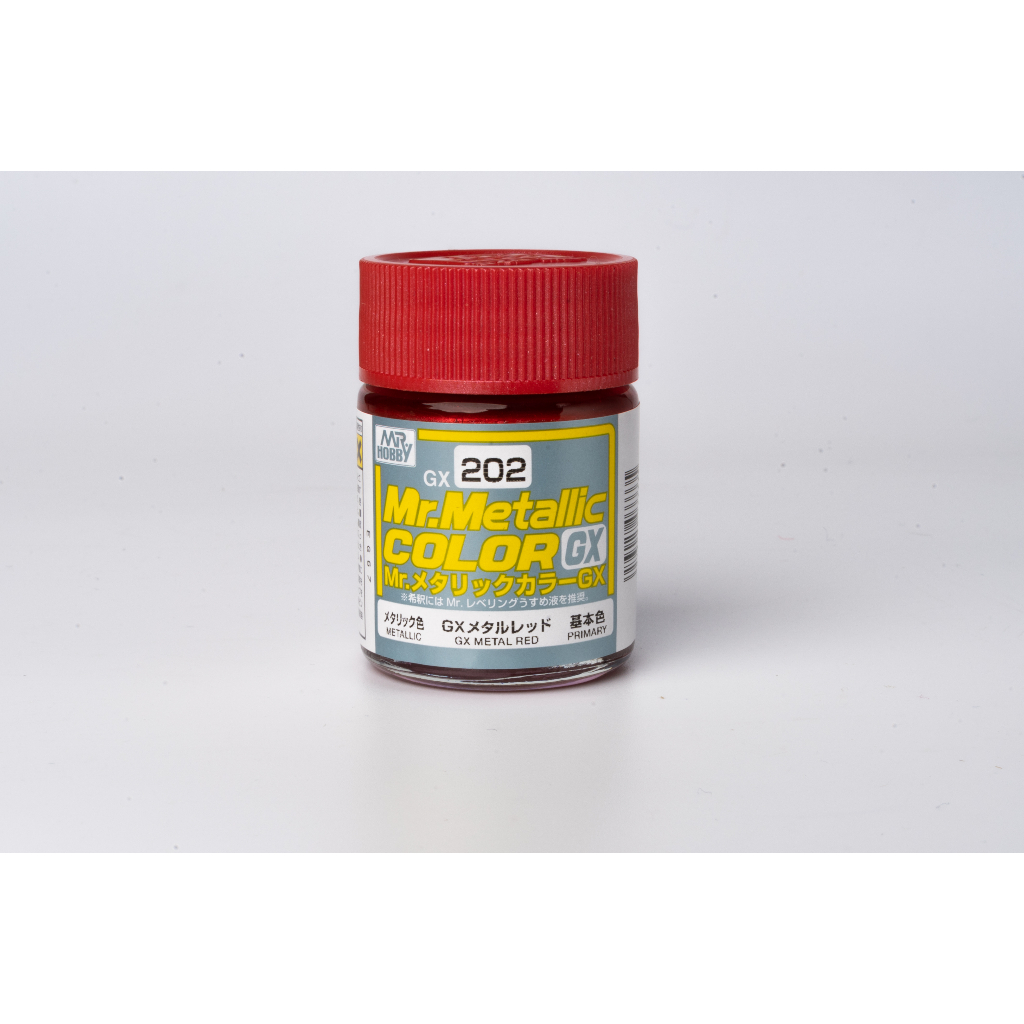 สีสูตรทินเนอร์ Mr.Metallic Color GX 202 Metal Red