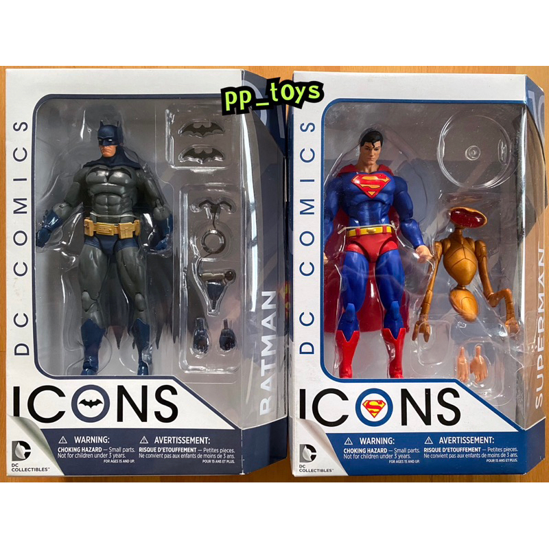 DC Icons Batman & Superman (DC Collectibles) 6” figure
