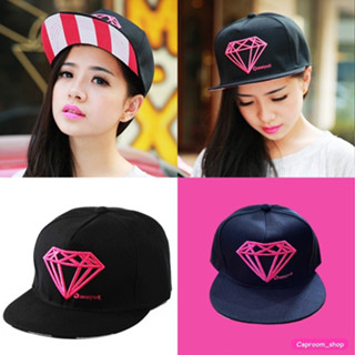 Cap_รูปเพชร Hat หมวกเบสบอล หมวกฮิปฮอป ราคาถูก พร้อมส่ง