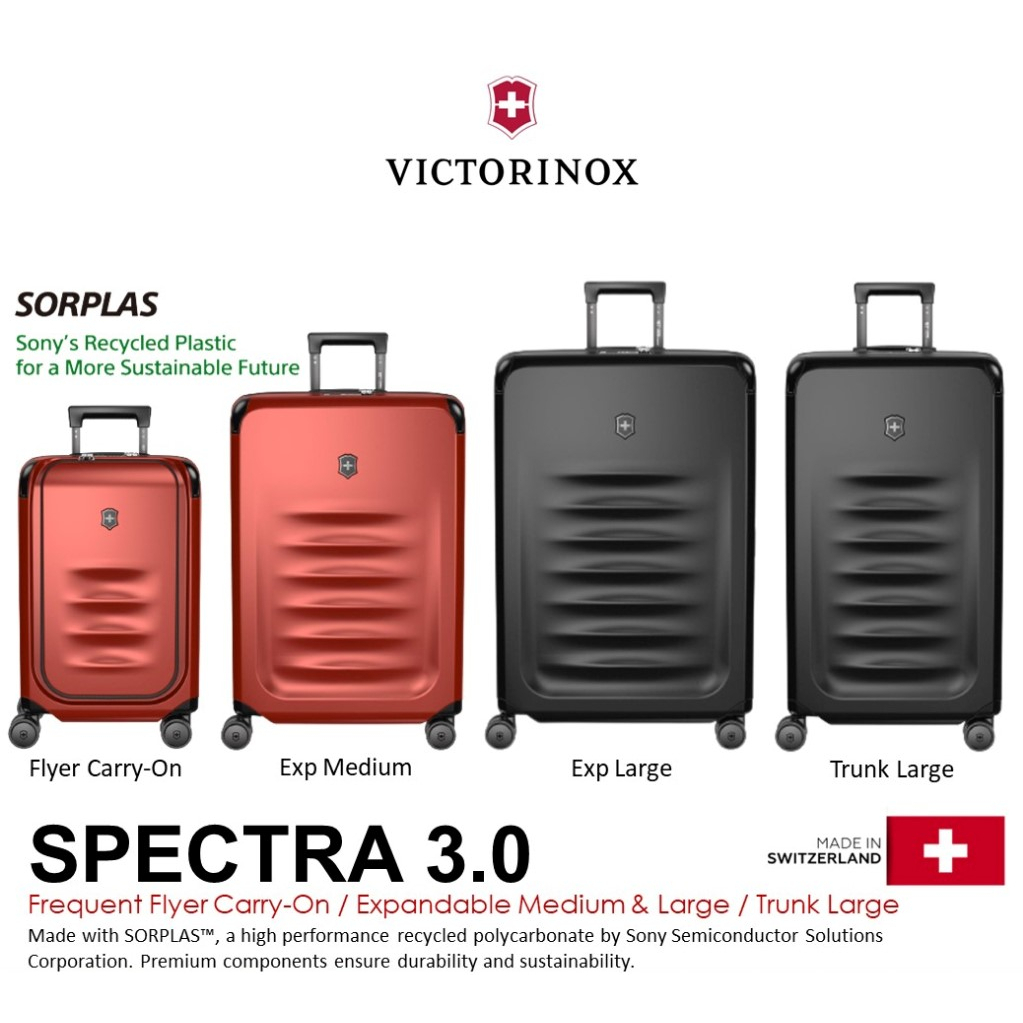 Victorinox Spectra 3.0 Frequent Flyer Carry-On / Expandable Medium &amp; Large / Trunk Large Luggage กระเป๋าเดินทาง