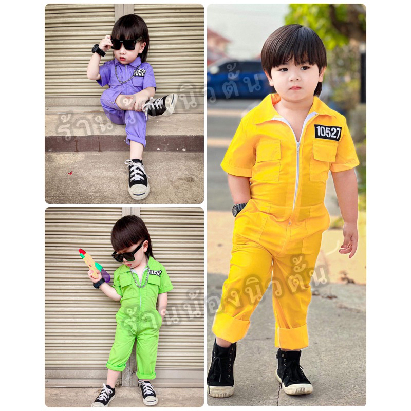 🔥จัดโปรไฟลุก พร้อมส่งชุดจั๊มขายาว ชุดหมีของเด็ก มีเด็กเล็ก-เด็กโต ผู้ใหญ่ตัวเล็กใส่ได้ มีหลายสีให้เลือก