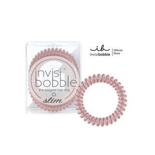 invisibobble ยางรัดผม รุ่น Slim สี Pink Monocle (1 กล่องมี 3 เส้น)