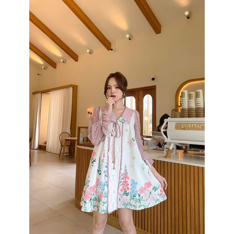 🩷 BLT brand มินิเดรสคอปก 🩷