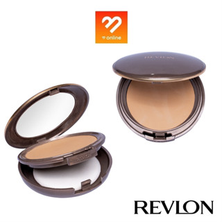 กล่องดำสูตรใหม่ Revlon New Complexion 2 WAY Foundation 12g (ตลับจริง / รีฟิล) แป้งผสมรองพื้น เนื้อเนียน บางเบา คุมมัน