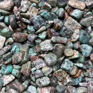 TUR02 เทอควอยซ์ ( Turquoise ) ขนาด 5-12 mm คริสตัล หินธรรมชาติ ควอตซ์ Quartz หินเกล็ด หินสี ของสะสม หินนำโชค