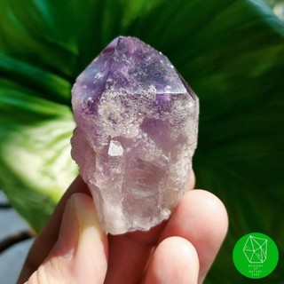 ผลึกอีเลสเทียวอเมทิสต์​ควอตซ์ (Elestial Amethyst Point from Brazil)