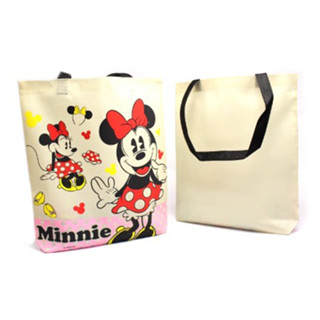 กระเป๋า Minnie Mouse Shopping bag มินนี่เม้าส์ของแท้จากญี่ปุ่น ขนาด 38x 35 cm (ไม่รวมหูหิ้ว)