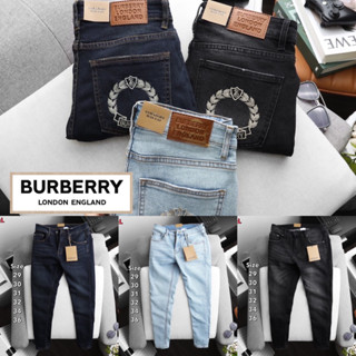 กางเกงยีนส์ขายาว Burberry 👖กางเกงยีนส์ผู้ชายแบรนด์เนม