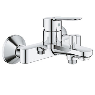 GROHE BAUEDGE ก๊อกผสมอ่างอาบ 23605000 โครม แถมซีลยางและแหวนยางคุณภาพทำให้ไม่รั่วซึม ก๊อกน้ำสำหรับติดตั้งบนอ่างอาบน้ำ