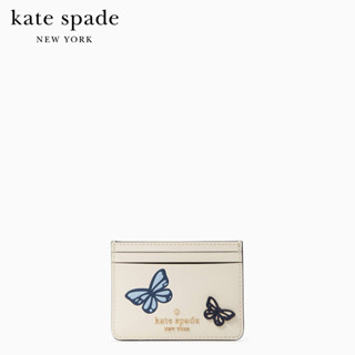 KATE SPADE NEW YORK SMALL SLIM BUTTERFLY CARD HOLDER KB537 กระเป๋าใส่บัตร