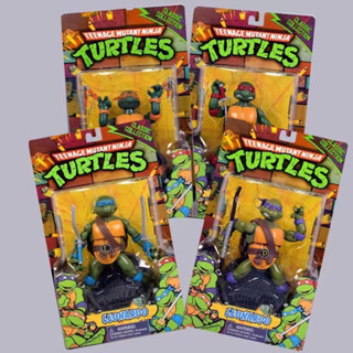 นินจาเต่า ฉบับการ์ตูนทีวี ปี 1988 TMNT Teenage Mutant Ninja Turtles 1988 Animated Series Movable Action Figure 17 cm