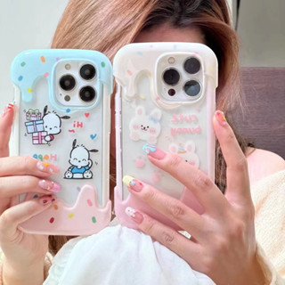 🔥จัดส่งจากไทยภายใน 24 ช.ม🔥เคสไอโฟน 14 Pro Max 13 12 11 เคส for เคสไอโฟน11 การ์ตูน ไอศครีม พกง่ายๆ การป้องกันการตก Case