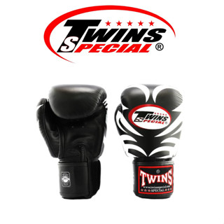 นวมชกมวย ทวินส์ สเปเชี่ยล Twins Special Boxing Glove BGVL3-9 Tattoo หนังแท้ Training Sparring