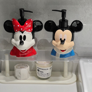 พร้อมส่ง🌈 ขวดปั๊ม Mickey Minnie มิกกี้ มินนี่ ขวดปั๊มสบู่เหลว ขวดปั๊มเจล เซรามิค ceramic ตกแต่งห้อง โมเดล ขวดน่ารักๆ