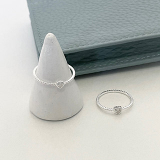 vela.cheeva : *silver925 / mini heart cz ring แหวนเงินแท้ แหวนรูปหัวใจ แหวนเพชร cz