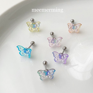 Butterfly holo || [piercing] จิวหูรูปผีเสื้อ