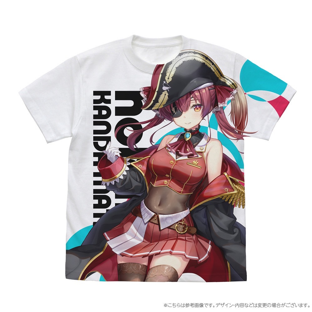 [แท้💯/Pre-Order✈️] Houshou Marine - Hololive Full Graphic T-shirt