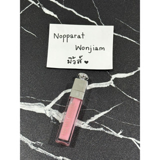 (New/แท้💯) ลิป Dior addict lip maximizer สี001 ไซส์จริง 6ml แยกจากชุดเซ็ตมาค่ะ