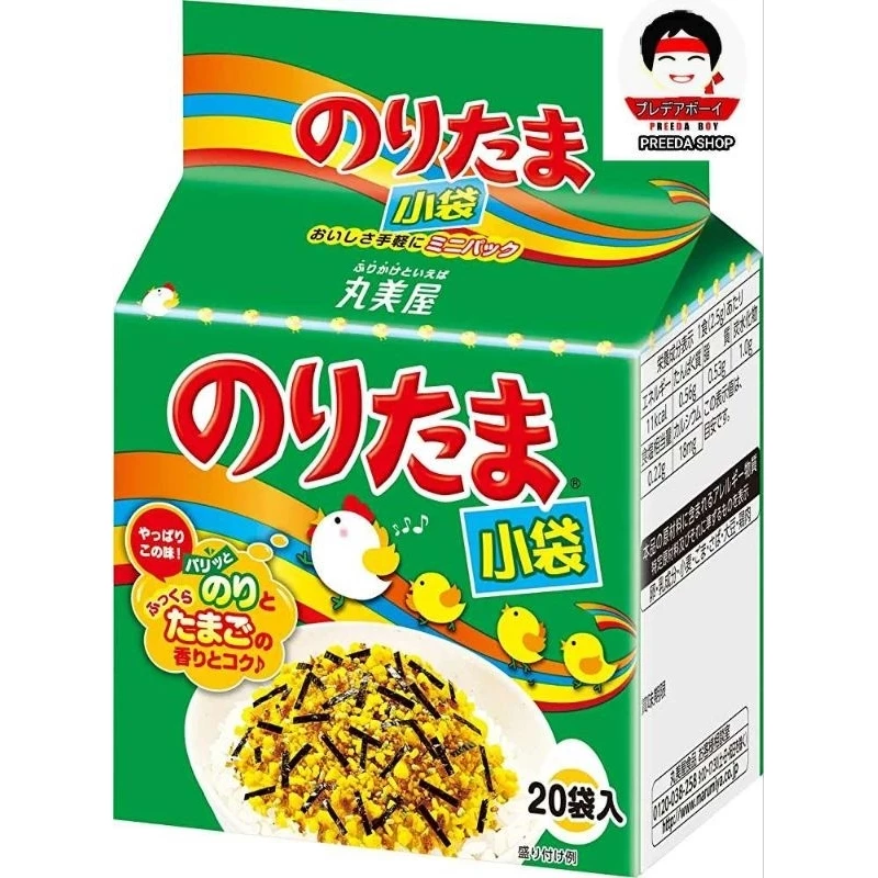 Marumiya Noritama ผงโรยข้าว รสไข่และสาหร่าย ผงโรยข้าวญี่ปุ่น สำหรับเด็ก