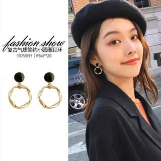 Jewelry Bling ต่างหูพร้อมส่ง ห่วงสไตล์ คนแพ้ง่ายใส่ได้