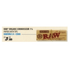RAW กระดาษล้วน+ก้นกระดาษ 78 Connoisseur Organic Medium