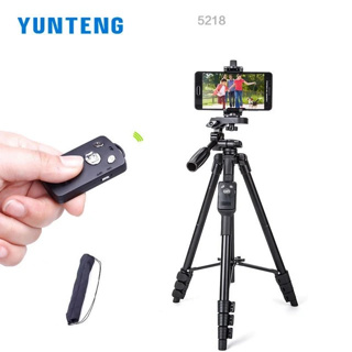 ใหม่ VCT-5218 Tripod For Smartphone &amp; Camera ขาตั้ง 3 ขา สำหรับกล้องและมือถือ มีรีโมทบลูทูธในตัว