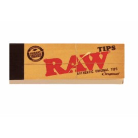 RAW TIPS ก้นกระดาษ สีดำผิวเรียบ