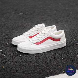 [ของแท้ ส่งฟรี จากไทย] VANS STYLE 36 “MARSHMALLOW/RED"