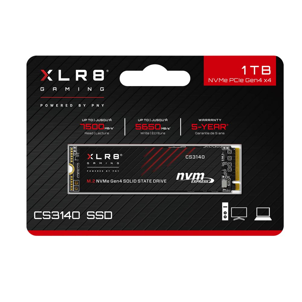 XLR8 SSD CS3140 M.2 NVMe Gen4 1TB เอสเอสดี