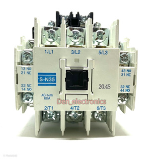 S-N35 แมกเนติก คอนแทกเตอร์(MAGNETIC CONTACTOR) 110VAC  220VAC  380VAC ของใหม่ สินค้าพร้อมส่ง