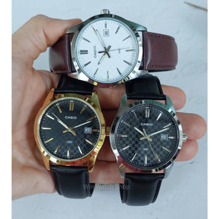 นาฬิกา Casio แท้100% รุ่น MTP-VD03L และ MTP-VD03GL นาฬิกาข้อมือผู้ชาย สายหนัง ดีไซน์เรียบหรู -ของแท้100% รับประกันสินค้า 1ปีเต็ม