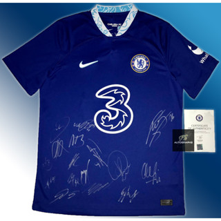 เสื้อเหย้า Chelsea 2022/2023 พร้อมลายเซ็นรวม 16 ผู้เล่น