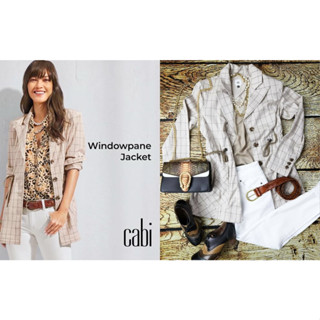 Cabi Windowpane Jacket เสื้อแจ็คเก็ต ลายตาราง