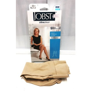 ถุงน่องเส้นเลือดขอด Jobst ระดับเข่า แรงรัด 15-20 mmHg สีเนื้อ บรรจุ 1 คู่/กล่อง