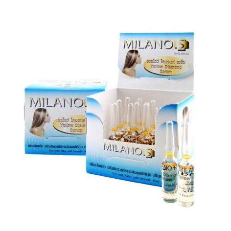Alfaparf Milano S Plus Yellow Diamond Serum มิลาโน พลัสเอส เยลโลว์ ไดมอนด์ เซรั่ม 12 หลอด  (780)