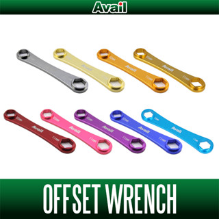 ประแจ [ Avail ] Offset Wrench 10/11mm ประแจที่ออกแบบมาเฉพาะ เหมาะสำหรับงานถอด-ประกอบ รอกตกปลา Made in Japan สินค้านำเข้า