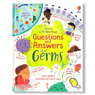 DKTODAY หนังสือ USBORNE LIFT-THE-FLAP Q&amp;A ABOUT GERMS (AGE 6+)