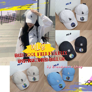 [ทักแชทก่อนกดสั่งซื้อค่ะ] MLB Basic Cool Field Fit&amp;Flex Unstructured Ball Cap