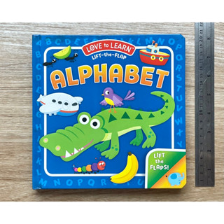 บอร์ดบุ๊ค ภาษาอังกฤษ Love to Learn - Alphabet  (Lift-the-flap book)