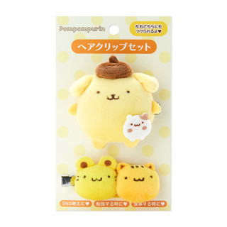 กิ๊บติดผม Sanrio ลาย Pompompurin และพองเพื่อน